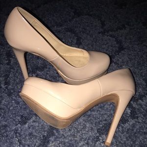 nude jessica simpson heels